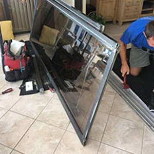 sliding glass door frame repair Naperville, IL